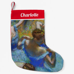 Edgar Degas - Blue Dancers Liten Julstrumpa