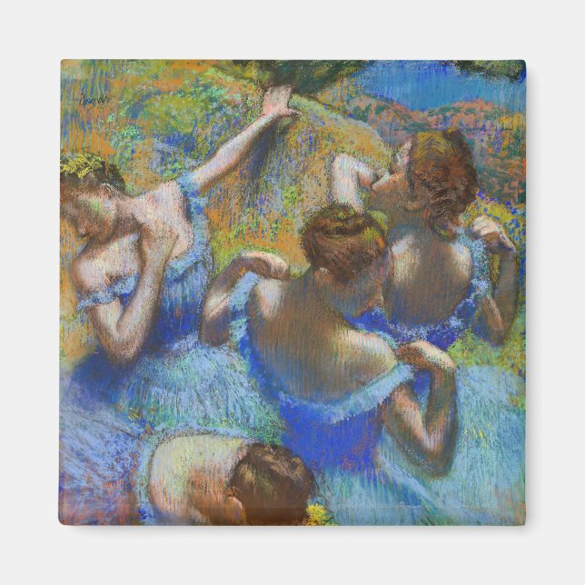 Edgar Degas - Blue Dancers Magnet (Framsidan)