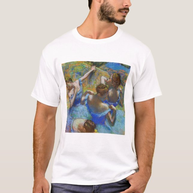 Edgar Degas - Blue Dancers T Shirt (Framsida)