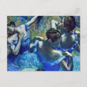 Edgar Degas - Blue Dancers Vykort