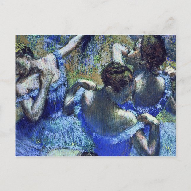 Edgar Degas - Blue Dancers Vykort (Framsida)