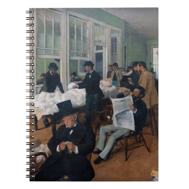 Edgar Degas - Bomullskontor i New Orleans Anteckningsbok (Framsidan)