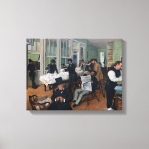 Edgar Degas - Bomullskontor i New Orleans Canvastryck