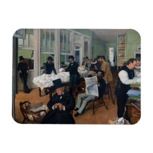 Edgar Degas - Bomullskontor i New Orleans Magnet