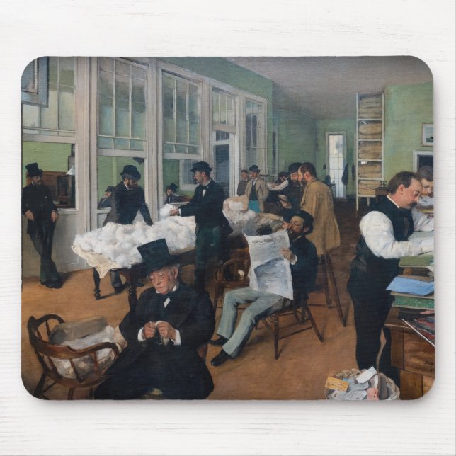 Edgar Degas - Bomullskontor i New Orleans Musmatta (Framsidan)