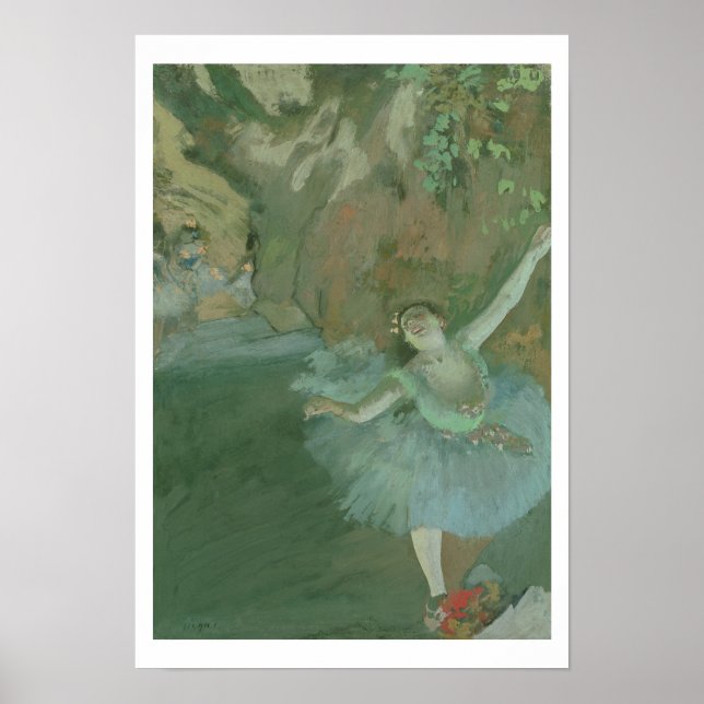 Edgar Degas | Bow of the Star, 1880 Poster (Framsidan)