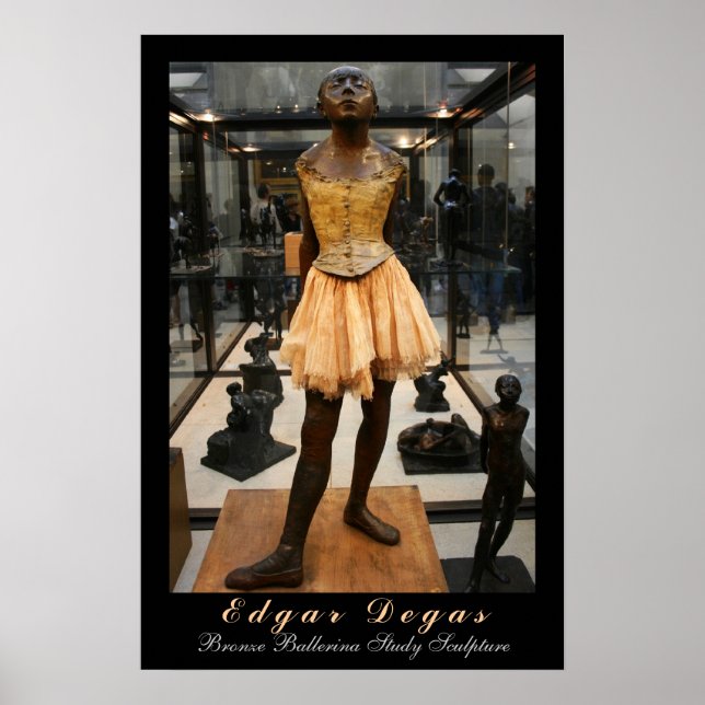 Edgar Degas: Bronze Ballerina Study Poster (Framsidan)