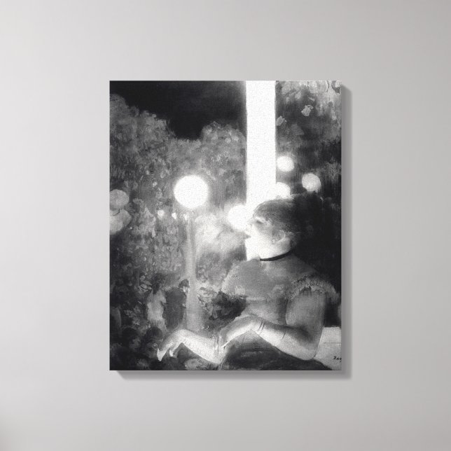 Edgar Degas | Cafe-konsert Canvastryck (Framsida)