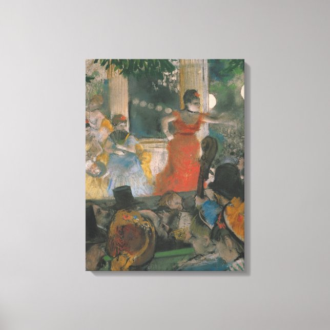 Edgar Degas | Cafe-konsert vid Les ambassader Canvastryck (Framsida)