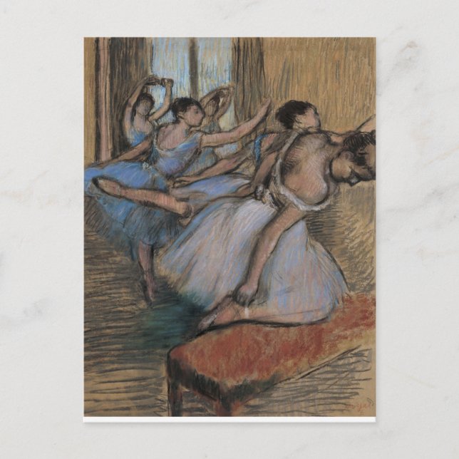 Edgar Degas | Dance Class II Vykort (Framsida)