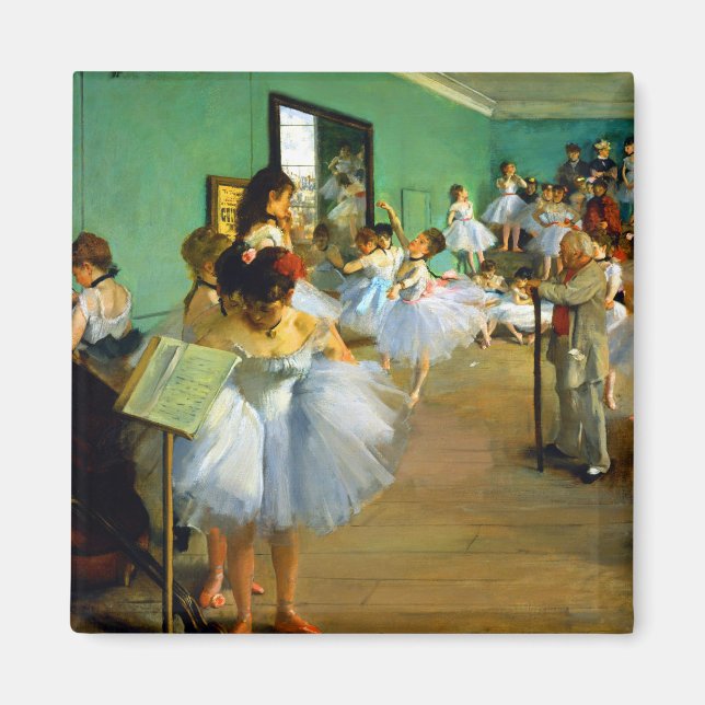 Edgar Degas Dance Class Magnet (Framsidan)
