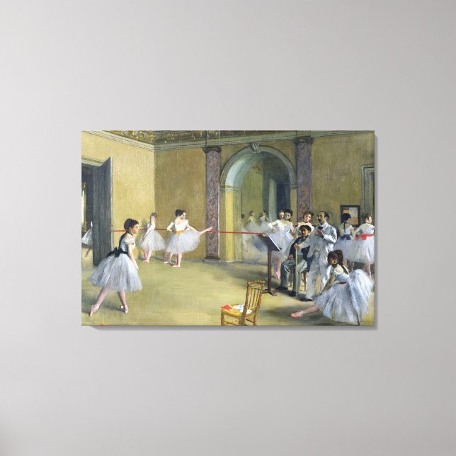 Edgar Degas | Dance Foyer Canvastryck (Framsida)
