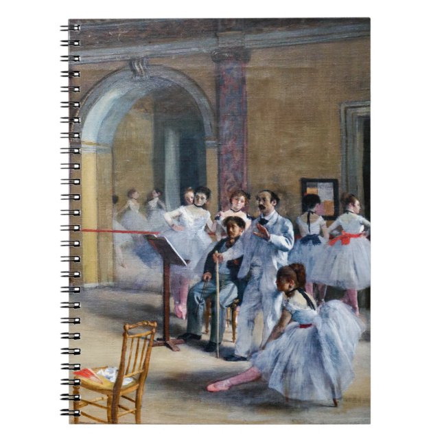Edgar Degas - Dance Foyer, Opera rue Le Peletier Anteckningsbok (Framsidan)