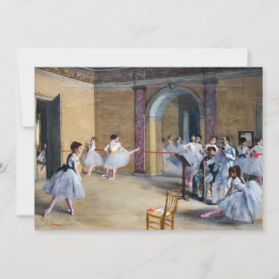Edgar Degas - Dance Foyer, Opera rue Le Peletier Inbjudningar
