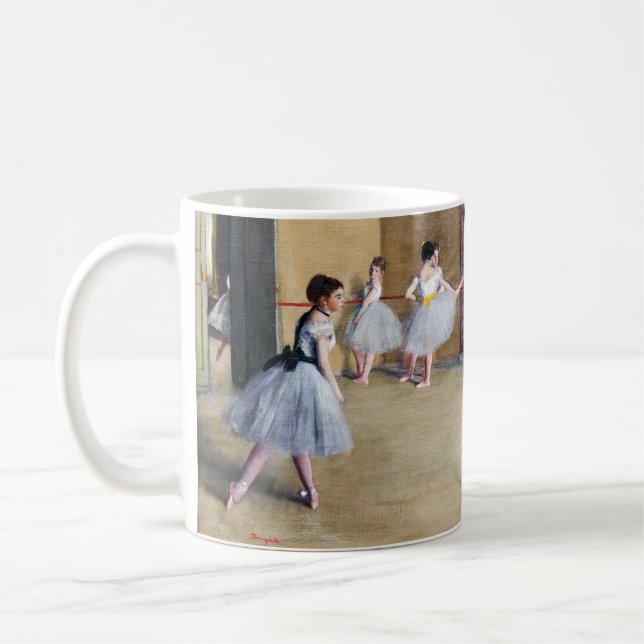 Edgar Degas - Dance Foyer, Opera rue Le Peletier Kaffemugg (Vänster)