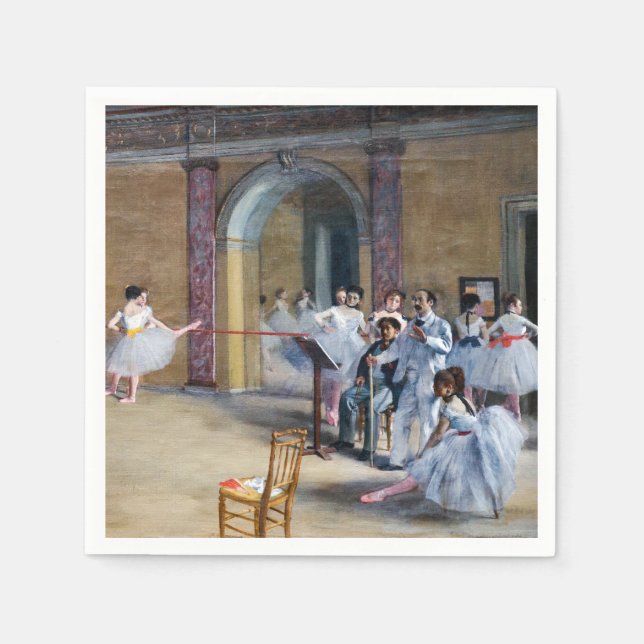 Edgar Degas - Dance Foyer, Opera rue Le Peletier Pappersservett (Framsidan)