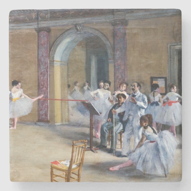Edgar Degas - Dance Foyer, Opera rue Le Peletier Stenunderlägg (Framsidan)
