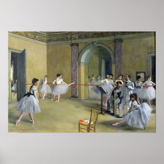Edgar Degas | Dance Foyer Poster (Framsidan)