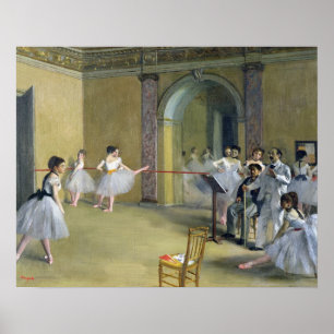 Edgar Degas   Dance Foyer vid Opera Poster