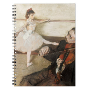 Edgar Degas Dance lektion. Vintagens intryck Anteckningsbok