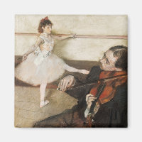 Edgar Degas Dance lektion. Vintagens intryck