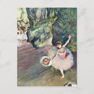 Edgar Degas - Dancer with a bouquet (Th) Vykort