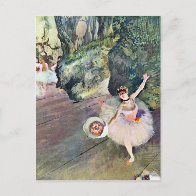 Edgar Degas - Dancer with a bouquet (Th) Vykort (Framsida)