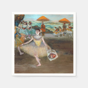 Edgar Degas - Dancer with Bouquet, Bwing on Stage Pappersservett