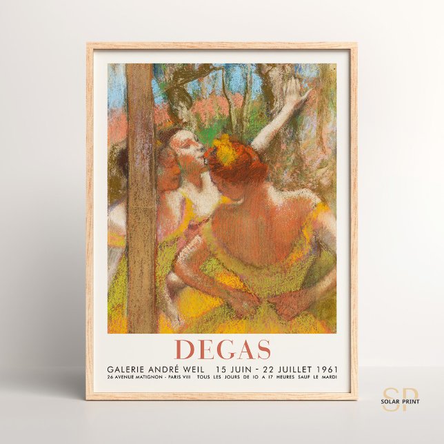 Edgar Degas Dancers Artwork Ballet Movement Elegan Poster (Skapare uppladdad)