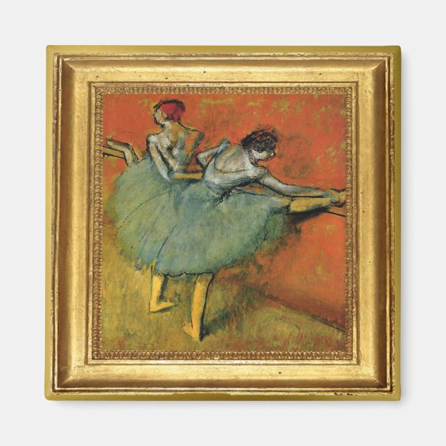 Edgar Degas Dancers Artwork Magnet (Framsidan)