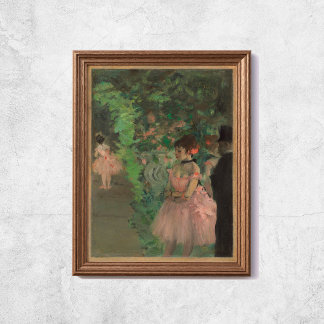 Edgar Degas Dancers Backstage Old Berömd Art Poster