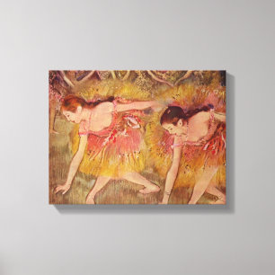 Edgar Degas Dancers böjer nedåt Canvastryck
