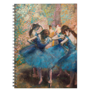 Edgar Degas - Dancers in blue Anteckningsbok
