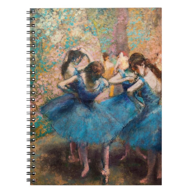 Edgar Degas - Dancers in blue Anteckningsbok (Framsidan)
