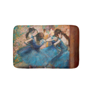 Edgar Degas - Dancers in blue Badrumsmatta