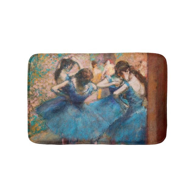Edgar Degas - Dancers in blue Badrumsmatta (Framsidan)