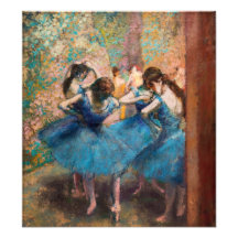 Edgar Degas - Dancers in blue