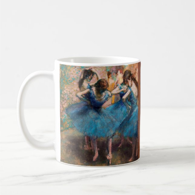 Edgar Degas - Dancers in blue Kaffemugg (Vänster)