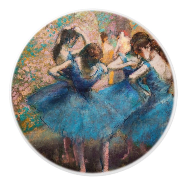Edgar Degas - Dancers in blue Knopp (Framsidan)