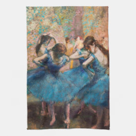 Edgar Degas - Dancers in blue Kökshandduk