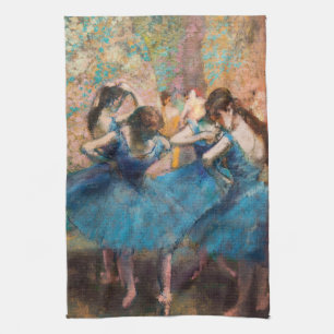 Edgar Degas - Dancers in blue Kökshandduk