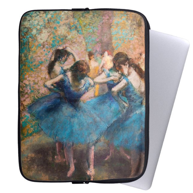Edgar Degas - Dancers in blue Laptop Fodral (Skapare uppladdad)