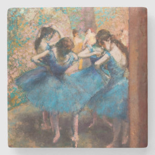 Edgar Degas - Dancers in blue Stenunderlägg