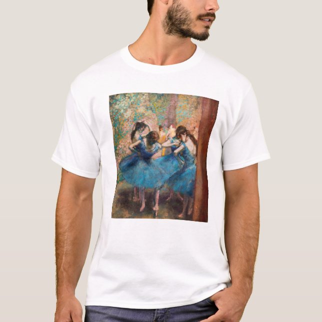 Edgar Degas - Dancers in blue T Shirt (Framsida)