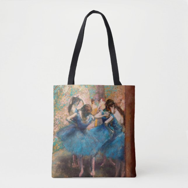Edgar Degas - Dancers in blue Tygkasse (Framsida)