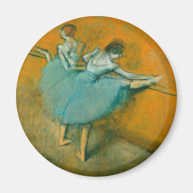 Edgar Degas Dancers på Pub målar teckningar Magnet (Framsidan)
