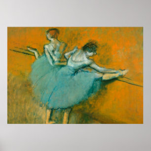 Edgar Degas Dancers på Pub målar teckningar Poster