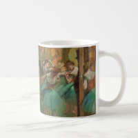 Edgar Degas Dancers Rosa i Grönt Impressionist