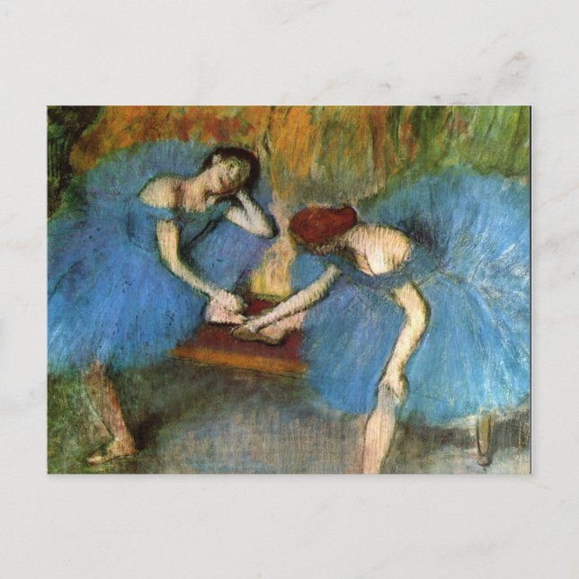 Edgar Degas Dancing Ballerinas Fine Art Vykort (Framsida)