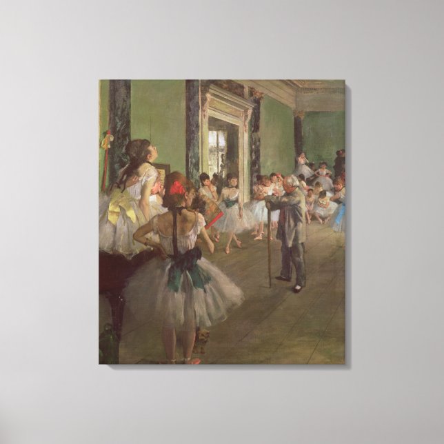 Edgar Degas | Dancing Class, 1873-76 Canvastryck (Framsida)